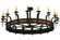Costello 16 Light Chandelier in Costello Black (57|130021)