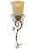 Zoey One Light Wall Sconce in Pompeii Gold (57|129314)