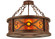 Donya Four Light Inverted Pendant in Antique Rust (57|129143)