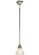 Bungalow One Light Mini Pendant in Brushed Nickel (57|129072)