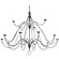 Polonaise 15 Light Chandelier in Coffee Bean (57|127595)