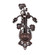 Pond Lily Three Light Wall Sconce Hardware in Mahogany Bronze (57|12523)