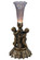 Purple Iridescent Pond Lily One Light Mini Lamp in Antique Copper (57|12502)