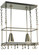 Spartan Two Light Pot Rack in Industrial Steel (57|123933)