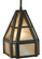 Geometric One Light Mini Pendant in Timeless Bronze (57|123897)