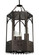 Woolf Three Light Pendant in Mahogany Bronze (57|123233)