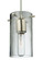 Cilindro One Light Mini Pendant in Brushed Nickel (57|122406)