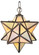 Moravian Star One Light Pendant in Transparent Copper (57|12133)