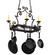 Elara Six Light Pot Rack in Blackwash (57|121242)