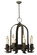 Aragon Eight Light Chandelier in Chestnut (57|121186)