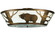 Grizzly Bear On The Loose LED Flushmount in Antique Copper (57|121113)