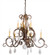 Anassa Ten Light Chandelier in Pompeii Gold (57|120832)