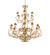 Alexandria 18 Light Chandelier in Spanish Gold (57|120320)
