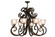 Belvedere Eight Light Chandelier in Gilded Tobacco (57|120273)