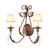 French Elegance Two Light Wall Sconce in Pompeii Gold (57|120225)
