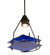 Polaris One Light Pendant in Blackwash (57|120173)