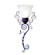 Zoey One Light Wall Sconce in Custom Purple (57|120123)