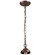 Pendant Hardware One Light Pendant Hardware in Mahogany Bronze (57|12009)