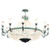 Crista 30 Light Chandelier in Golden Verde (57|119759)