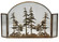 Tall Pines Fireplace Screen in Antique Copper (57|119082)