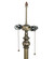 Capri Two Light Floor Base in Mahogany Bronze (57|118696)