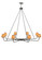Brach Ring Eight Light Chandelier in Timeless Bronze (57|118614)