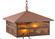 Loon Three Light Pendant in Red Rust (57|118536)