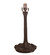 Table Base One Light Table Base in Mahogany Bronze (57|11838)