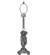 Three Graces One Light Table Base in Mahogany Bronze With Marble (57|11707)