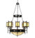 Sabrina 12 Light Chandelier in Cajun Spice (57|117035)