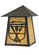 Lake Clear Lodge One Light Wall Sconce in Craftsman Brown (57|116862)