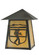 Lake Clear Lodge One Light Wall Sconce in Craftsman Brown (57|116860)