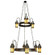 Algonquin Nine Light Chandelier in Crystal (57|116523)