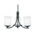 Octavia Three Light Chandelier in Antique Iron Gate (57|116260)