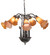 Amber Seven Light Chandelier in Crystal (57|11601)