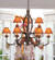Slenderleaf Nine Light Chandelier in Pate (57|115594)