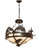 Catch Of The Day Four Light Pendant in Oil Rubbed Bronze (57|115556)