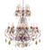 Minuet 16 Light Chandelier in Pompeii Gold (57|115456)