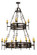 Toscano 15 Light Chandelier in Mahogany Bronze (57|115334)