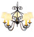 Jenna Five Light Chandelier in Cajun Spice (57|115230)