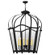 Citadel Six Light Pendant in Solar Black (57|115185)