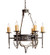 Jasmine Six Light Chandelier in Coffee Bean (57|115171)