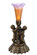 Amber/Purple One Light Mini Lamp in Mahogany Bronze (57|11500)