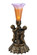 Amber/Purple One Light Mini Lamp in Antique Copper (57|11500)
