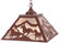 Running Horses Two Light Pendant in Rust (57|114903)