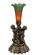 Amber/Green One Light Mini Lamp in Mahogany Bronze (57|11428)