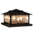 Arrowhead Four Light Pier Mount in Craftsman Brown (57|114190)