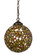 Holly Ball One Light Pendant in Mahogany Bronze (57|113902)
