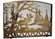 Moose Creek Fireplace Screen in Antique Copper (57|113069)
