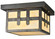Hyde Park One Light Flushmount in Craftsman Brown (57|112385)